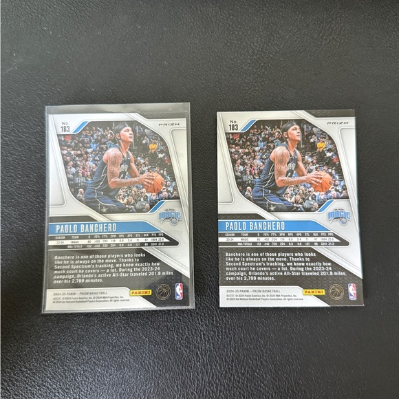 Panini Basketball Trading Cards - Pink and Red - Picture 2 of 2